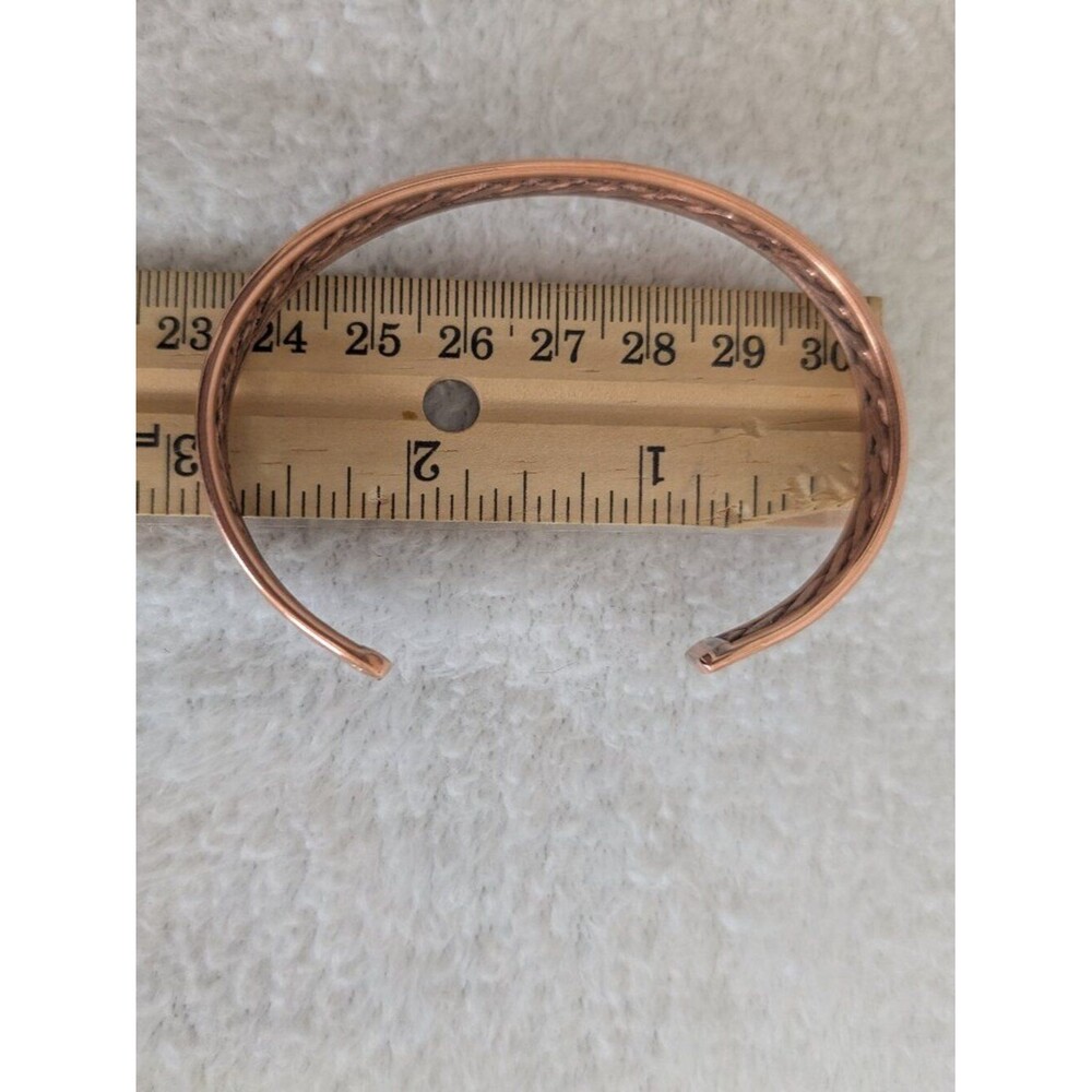 Native Made Pure Copper Cuff - Picture 3 of 3